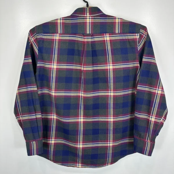 Gant Heather Twill Shirt Men's XL Plaid Long Sleeve Button Down Regular Fit Y2K