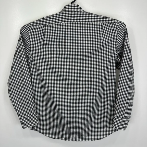Stenstroms Shirt Men's 16.5 42 Gingham Check Fitted Body Long Sleeve Twofold