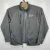 The North Face Sweatshirt Men's Jacket Large Grey Full Zip High Neck Hiking Outdoor
