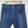Levi's 501 Big E Selvedge Jeans Men's W38 L31 Blue Denim Regular Fit USA Vintage