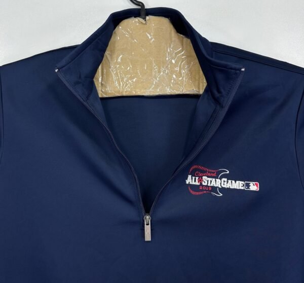 Antigua Men's Sweatshirt Medium Blue Pullover Quarter Zip MLB 2019 All Star