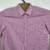 Hugo Boss Formal Dress Shirt Men's 41 16 Pink Striped Long Sleeve Slim Button Up