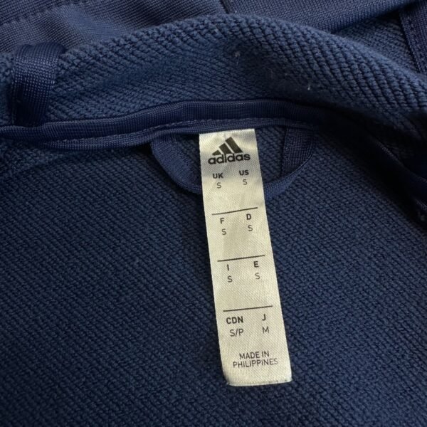 Adidas Arsenal Hoodie Men's Small Blue Sweatshirt Quarter Zip Training Top 20/21