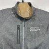 The North Face Sweatshirt Men's Jacket Large Grey Full Zip High Neck Hiking Outdoor