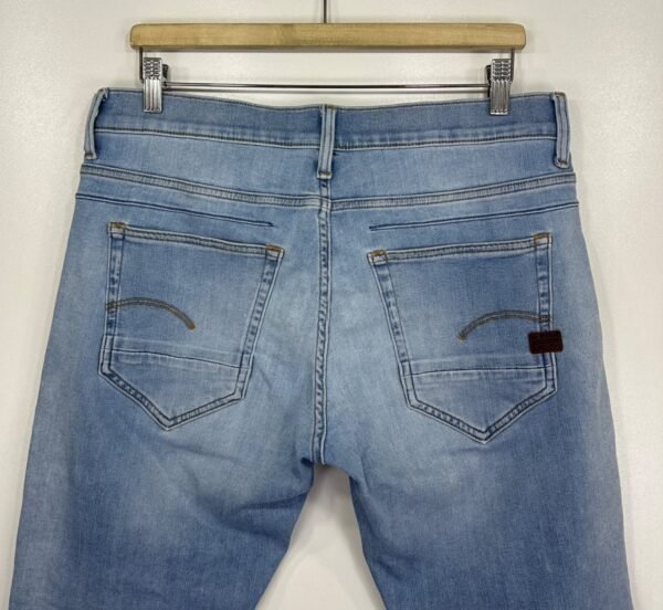 G-Star D-Staq Jeans Men's W32 L31 Blue Stretch Denim Slim Fit Button 5 Pocket