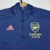 Adidas Arsenal Hoodie Men's Small Blue Sweatshirt Quarter Zip Training Top 20/21