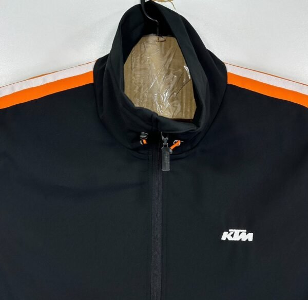 KTM Powerwear Jacket Men's XL Black Lightweight Full Zip Pockets Windbreaker