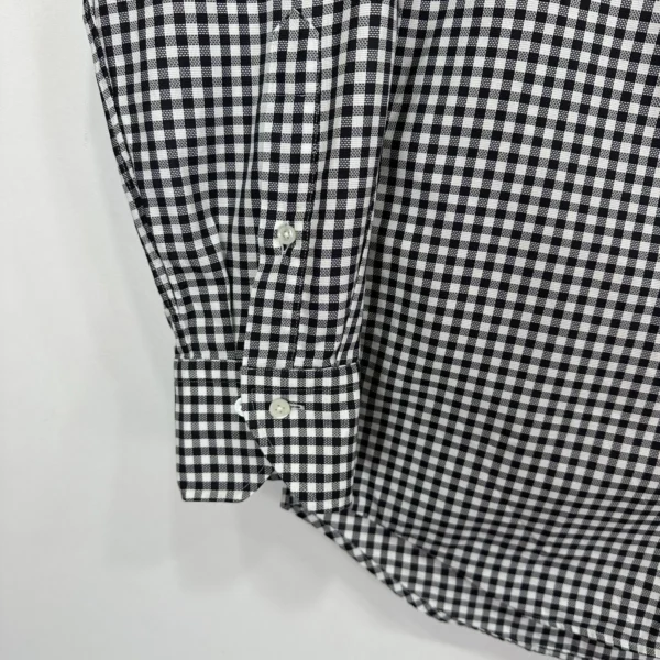 Stenstroms Shirt Men's 16.5 42 Gingham Check Fitted Body Long Sleeve Twofold