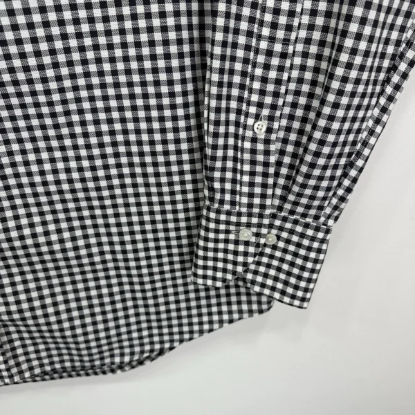 Stenstroms Shirt Men's 16.5 42 Gingham Check Fitted Body Long Sleeve Twofold