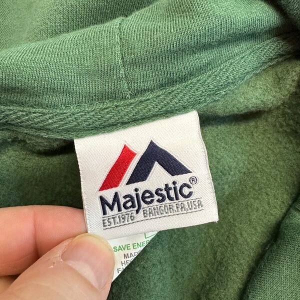 Majestic Green Bay Packers Hoodie Men's Medium Green Sweatshirt Pullover Fleece NFL