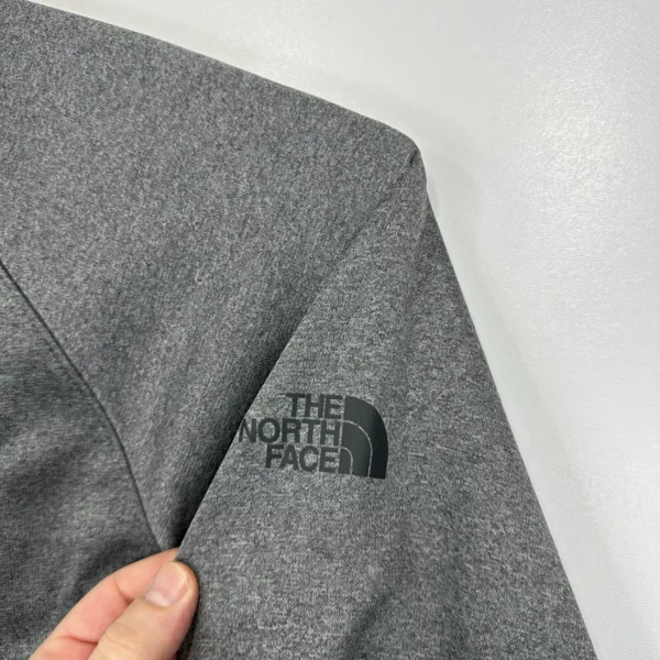 The North Face Sweatshirt Men's Jacket Large Grey Full Zip High Neck Hiking Outdoor