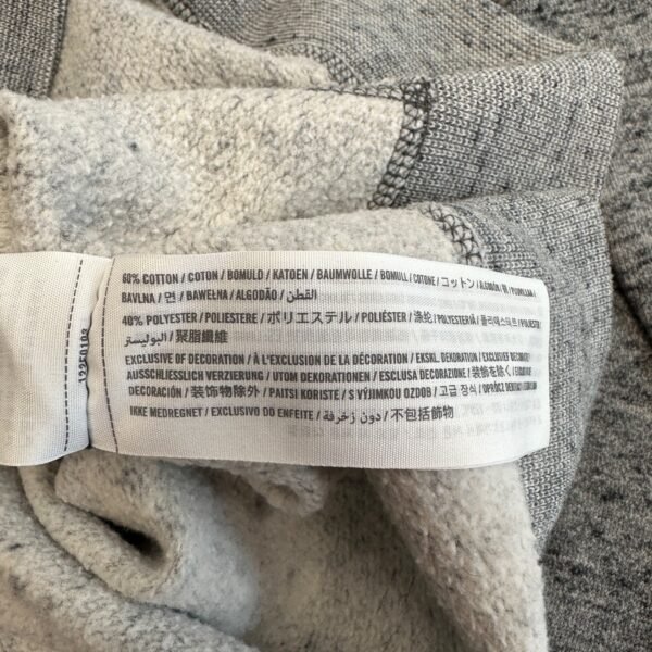 Abercrombie & Fitch Sweatshirt Men's Small Grey Pullover Crew Neck Melange Jumper