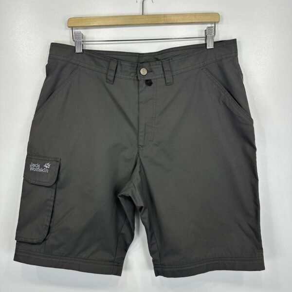 s-l1600 Jack Wolfskin Outdoor Cargo Shorts Men's XL W35 L10.5 Grey