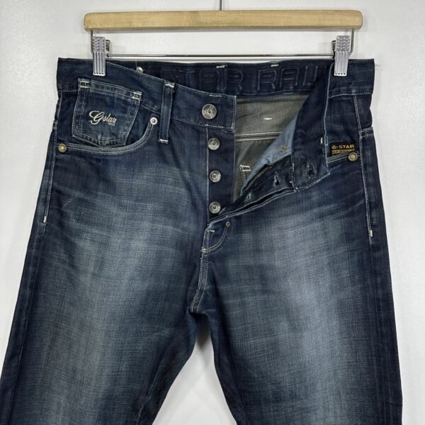s-l1600-2 G-Star 3301 Jeans Men's W32 L29 Blue Denim Regular Straight Vintage Button Y2K