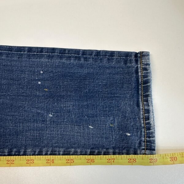 Dsquared2 Jeans Men's W32 L29 (Tag 36) Blue Denim Distressed Paint Splatter Slim