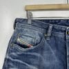 Diesel Buster Distressed Jeans Men's W33 L32 Blue Regular Slim Tapered Button