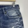 Diesel Buster Distressed Jeans Men's W33 L32 Blue Regular Slim Tapered Button
