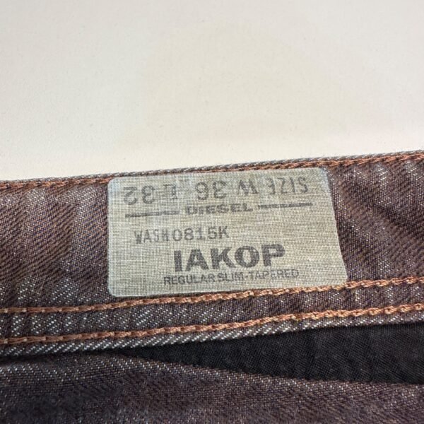 Diesel Iakop Distressed Jeans Men's W36 L32 Blue Denim Regular Slim Tapered