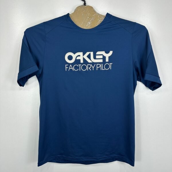 s-l1600 Oakley Factory Pilot Jersey Men's Large Blue Hydrolix MTB
