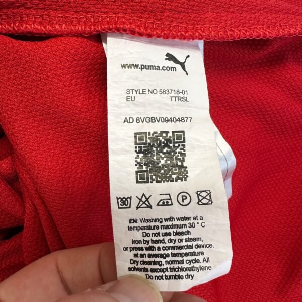 Puma Morocco National Football Team Track Jacket Men's Medium Red