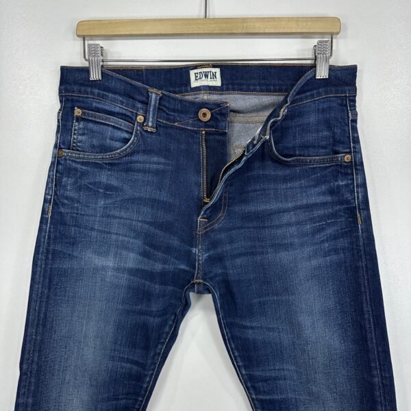 Edwin Jeans Men's W31 L32 Blue Stretch Denim Slim Skinny