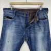 Diesel Iakop Distressed Jeans Men's W36 L32 Blue Denim Regular Slim Tapered