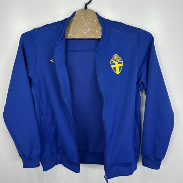 Umbro Sweden National Football Team Training Jacket Men's Large Blue Zip 12/13