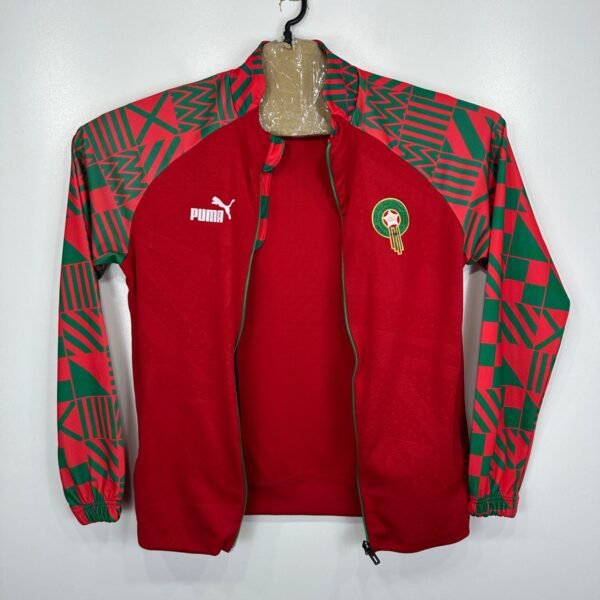 Puma Morocco National Football Team Track Jacket Men's Medium Red