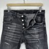 Dsquared2 Jeans Men's W32 L29 (Tag 46) Grey Denim Distressed Skater Slim Skinny