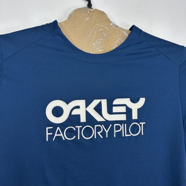 s-l1600-2 Oakley Factory Pilot Jersey Men's Large Blue Hydrolix MTB