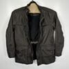 Wellensteyn Montgomery Jacket Men's Large Brown Military Coat Full Zip Vintage