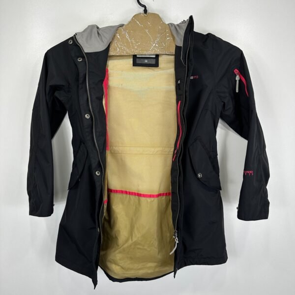 Didriksons Leila Parka Jacket Women's Size 38 Black
