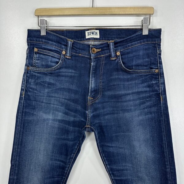 Edwin Jeans Men's W31 L32 Blue Stretch Denim Slim Skinny
