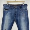 Diesel Iakop Distressed Jeans Men's W36 L32 Blue Denim Regular Slim Tapered