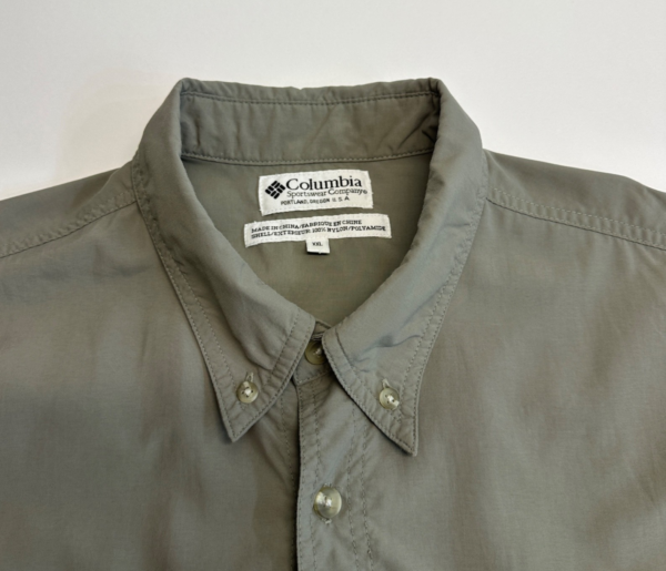 s-l1600-3 Columbia GTR Shirt Men's 2XL Khaki Short Sleeve