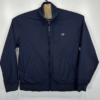 Fred Perry Bomber Jacket Men's Large Navy Blue