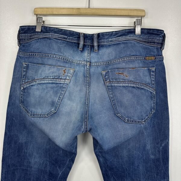 Diesel Iakop Distressed Jeans Men's W36 L32 Blue Denim Regular Slim Tapered
