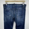 Dsquared2 Distressed Jeans Women's W32 L30 Tag 44 Ankle Zip Paint Splatter Slim