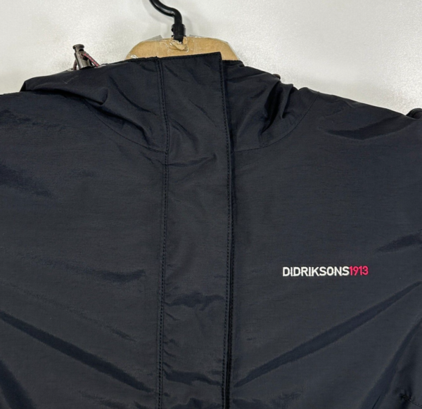 Didriksons Leila Parka Jacket Women's Size 38 Black