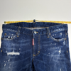 Dsquared2 Distressed Jeans Women's W32 L30 Tag 44 Ankle Zip Paint Splatter Slim