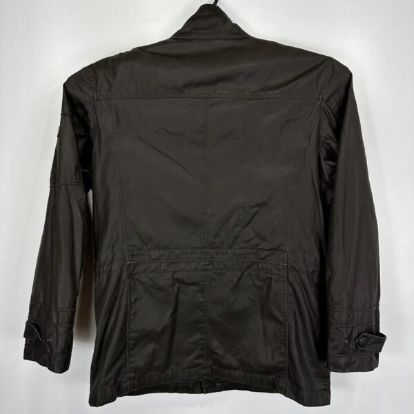 Wellensteyn Montgomery Jacket Men's Large Brown Military Coat Full Zip Vintage