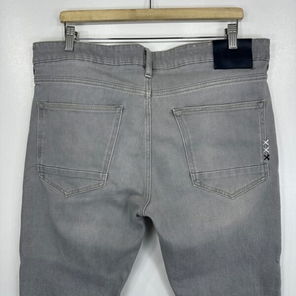 Scotch & Soda Skim Jeans Men's W38 L31 Grey Stretch Denim Slim Fit Skinny Zip