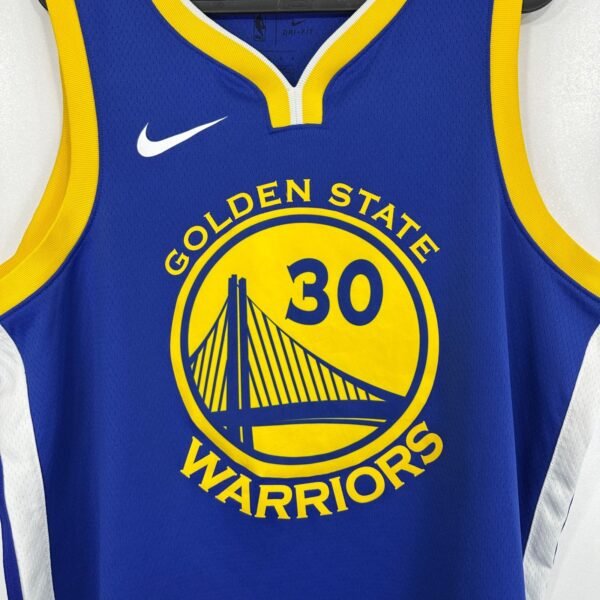 Nike NBA Golden State Warriors Steph Curry #30 Jersey Large Blue