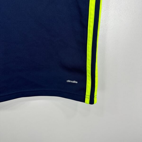 Adidas Sweden National Football Team Polo Shirt Men's Medium Navy Short Sleeve