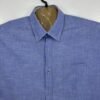 s-l1600-3 Paul & Shark Chambray Shirt Men's XL 43 17.5 Blue Short Sleeve Regular Fit
