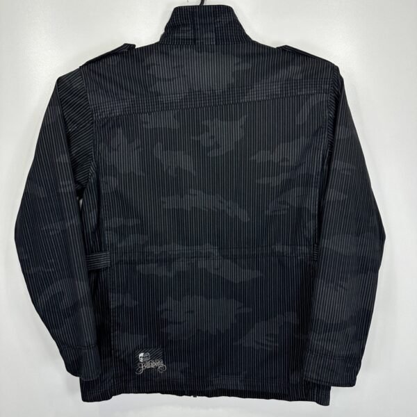Billabong Jacket Men's Large Black Striped Military