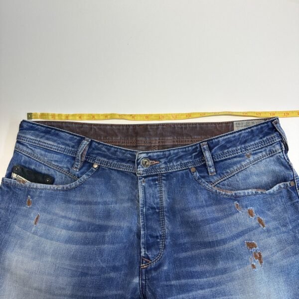 Diesel Iakop Distressed Jeans Men's W36 L32 Blue Denim Regular Slim Tapered