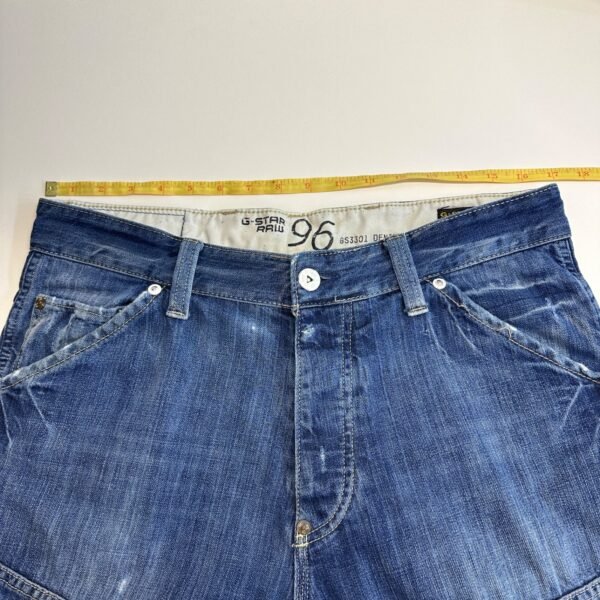 G-Star 96 Elwood Heritage Embro Narrow Men's W34 L34 Blue Denim Regular Straight