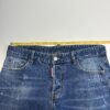 Dsquared2 Jeans Men's W32 L29 (Tag 36) Blue Denim Distressed Paint Splatter Slim