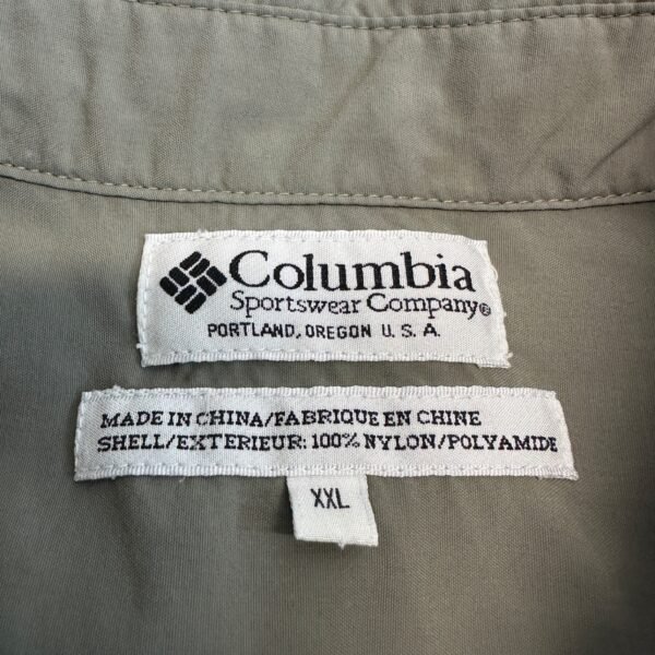s-l1600-4 Columbia GTR Shirt Men's 2XL Khaki Short Sleeve